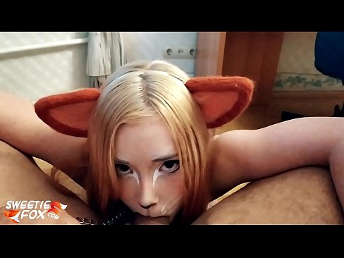 ❤️ Kitsune اس کے منہ میں ڈک اور سہ نگل ❌ ہم پر